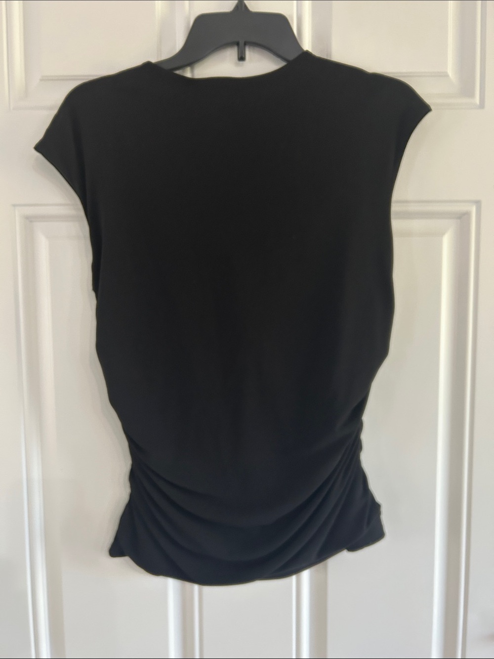 HeartSoul Black Draped Cowl Neck Blouse - Picture 5 of 5